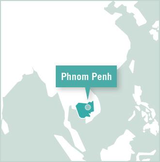 Carte des missions de volontariat au Cambodge Carte des missions de volontariat au Cambodge